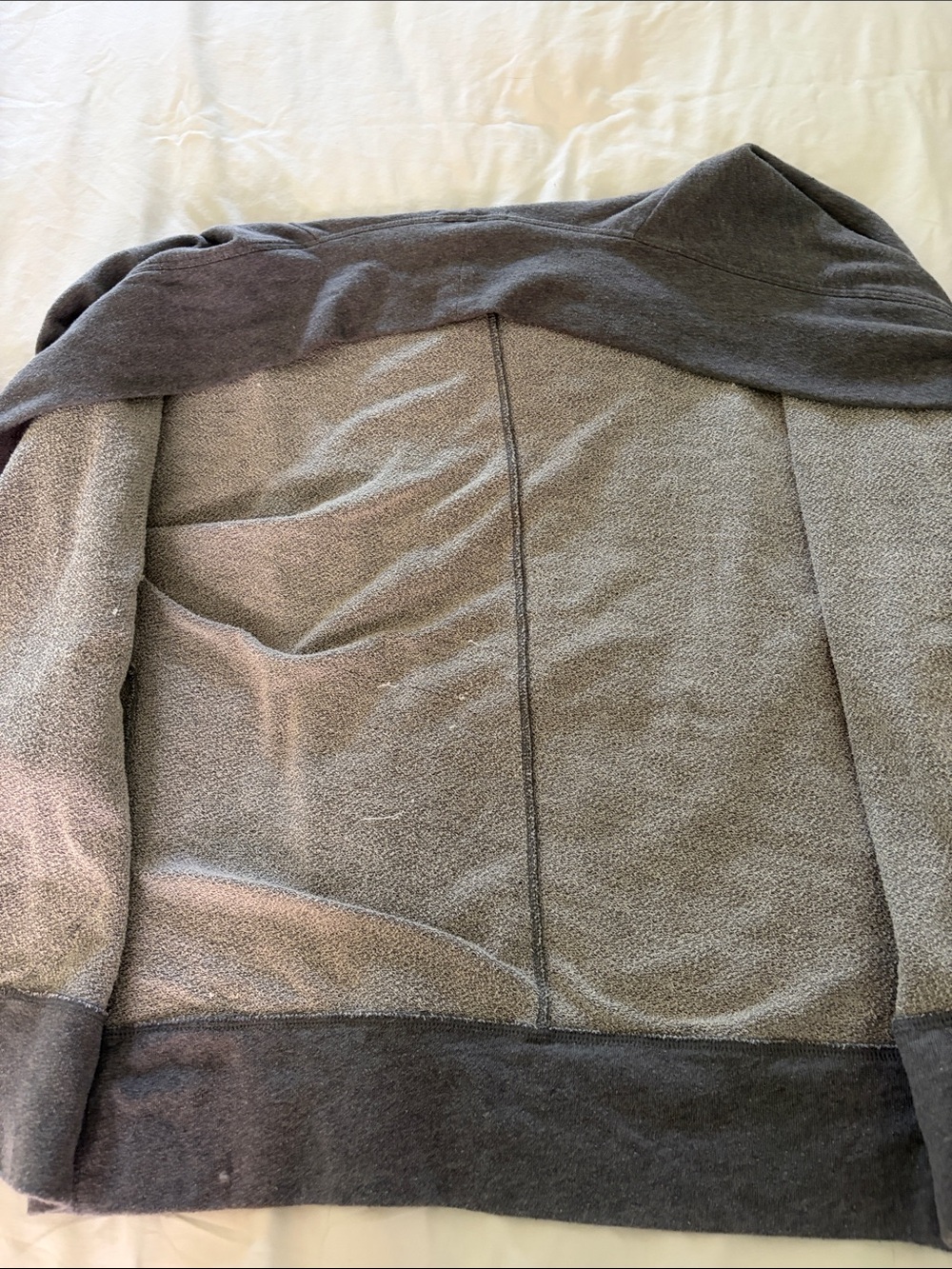 prAna open front wrap, size S, heathered gray - Picture 5 of 8